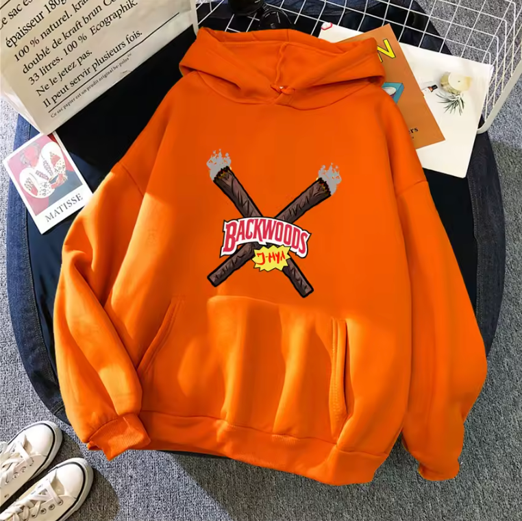Unisex Hoodie Backwoods Natural Cigar Logo Warm Pullover Sweatshirt Hoodie