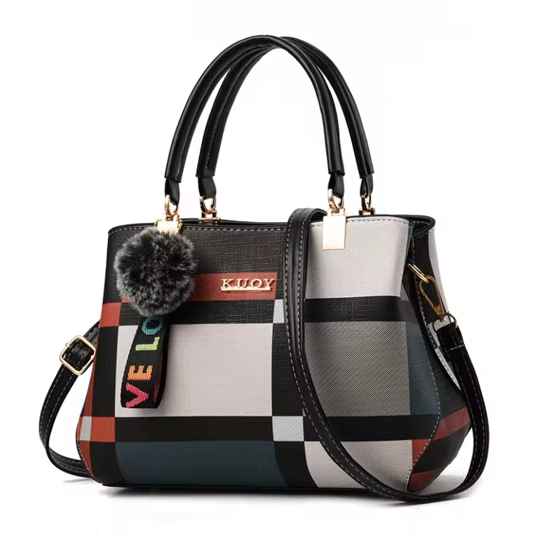 Womens Purse Lucury Fashion Multi Color Hand Bag With Adjustable Shoulder Strap