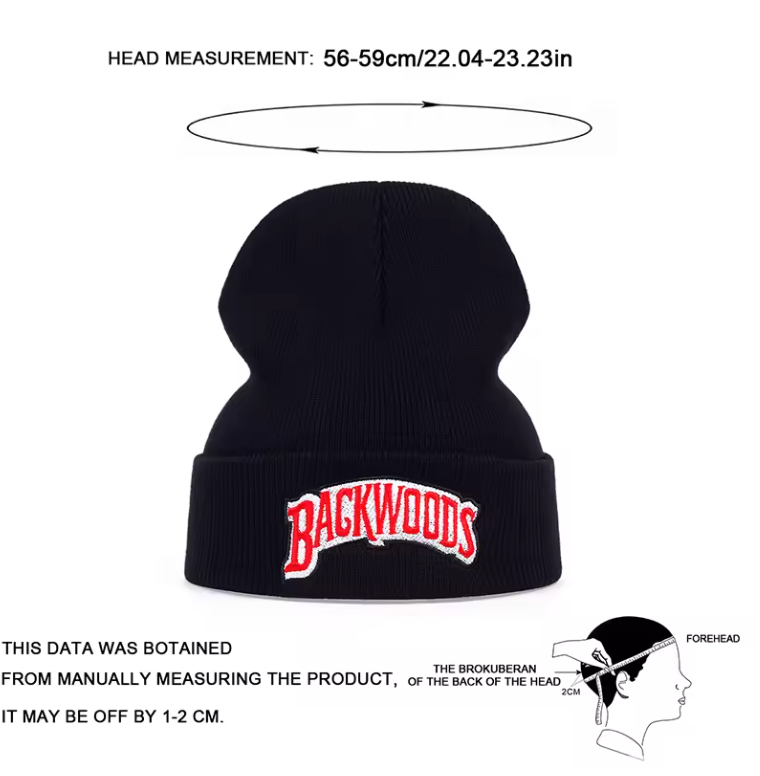 Backwoods Beanie Unisex Trendy Fashion Outdoor Beanie Hat