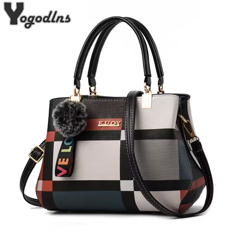 Womens Purse Lucury Fashion Multi Color Hand Bag With Adjustable Shoulder Strap