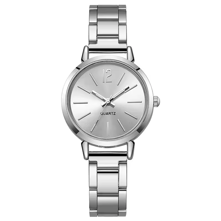 20cm Stainless Steel Womens Style Casual Simple Fashion Classic Quartz Watch