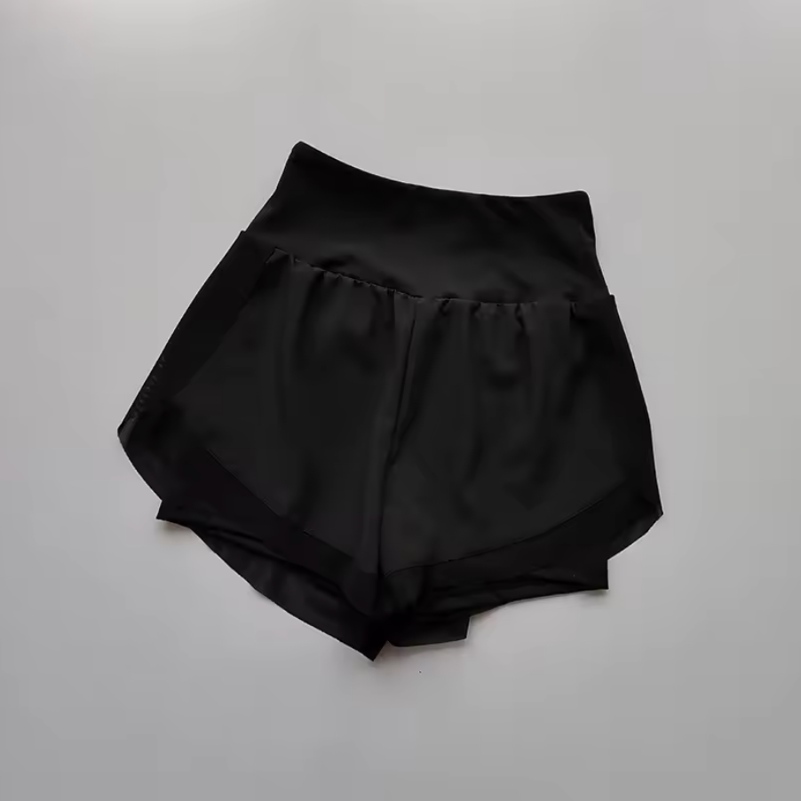 Women's Summer Sports Yoga Shorts Stretch, Breathable Quick Dry With Pocket