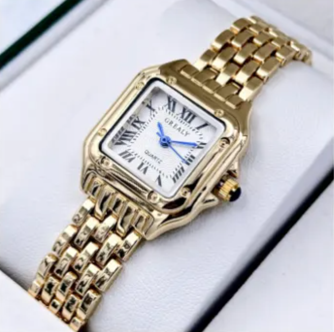 18cm Men Or Womens Luxury Stainless Steel Quartz Grealy Watch