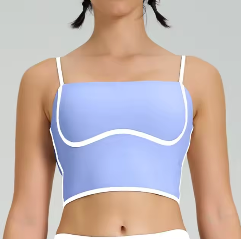 Womens Athletic Skirt And Crop Top Yoga Flexible And Breathable Track Suite