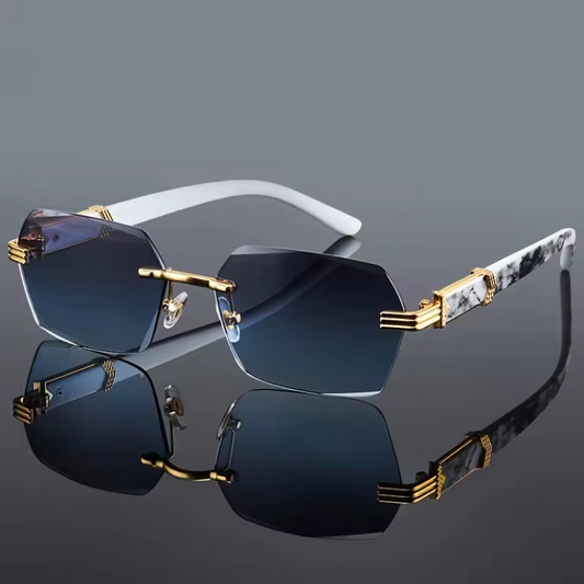 Luxury Premium Style Sunglasses Framless Hardened Lense Sunglasses