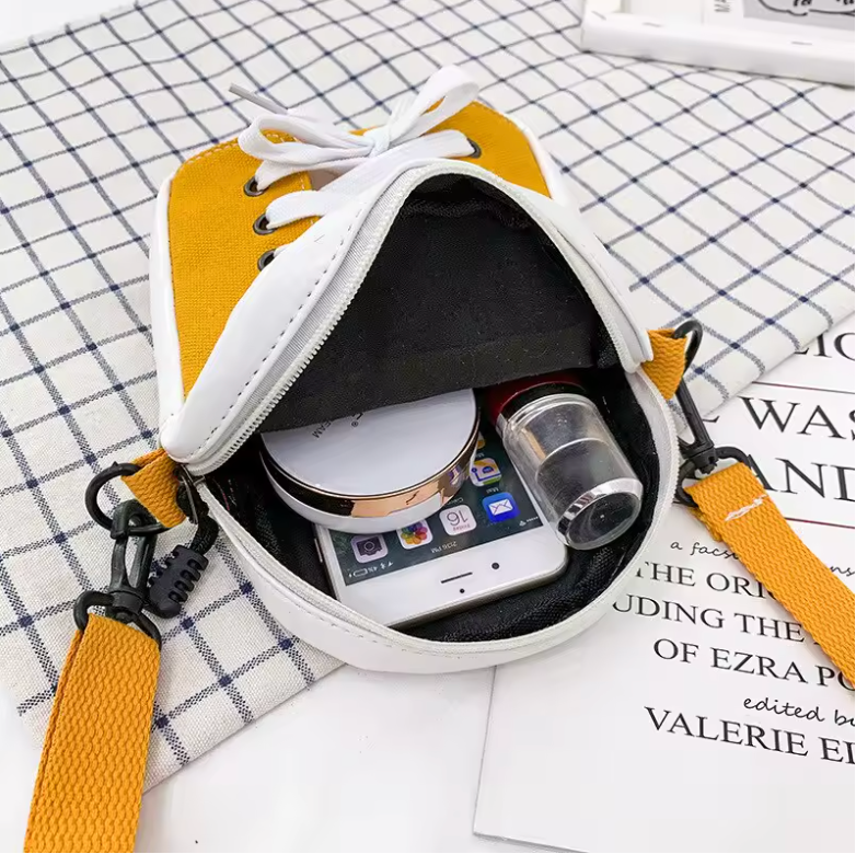 Unisex Book Bag Tennis Shoe Style Backpack Shoulder Bag