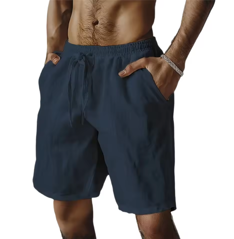 Casual Light Fitting Shorts Draw String Simple Color Classic Shorts