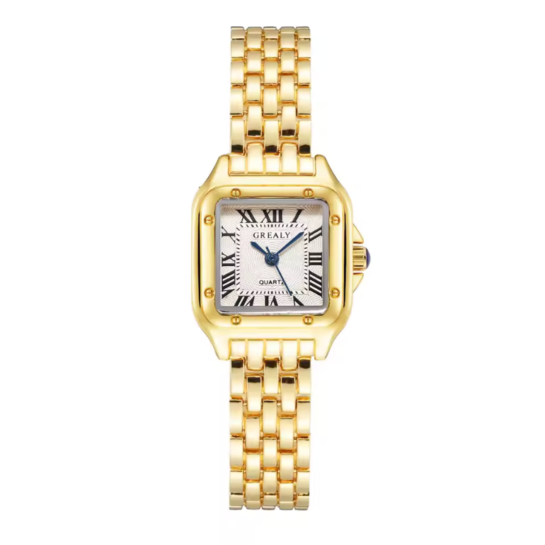 18cm Men Or Womens Luxury Stainless Steel Quartz Grealy Watch