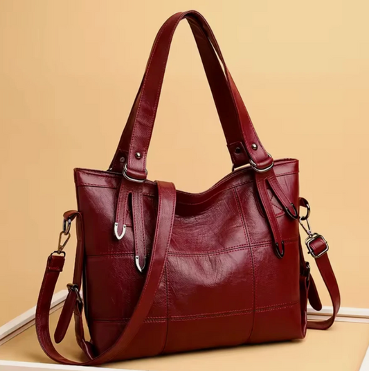 Womens Luxury Hand Bag Travel Purse Red Or Black
