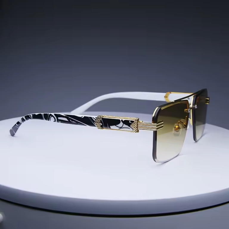 Luxury Premium Style Sunglasses Framless Hardened Lense Sunglasses