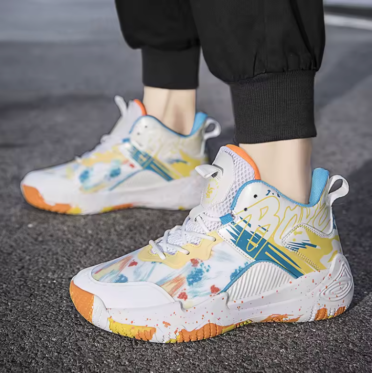 Unisex Basketball Shoes Casual Multicolor Out-Indoor High Performance Sneakers