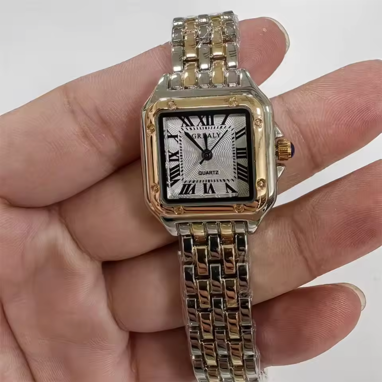 18cm Men Or Womens Luxury Stainless Steel Quartz Grealy Watch