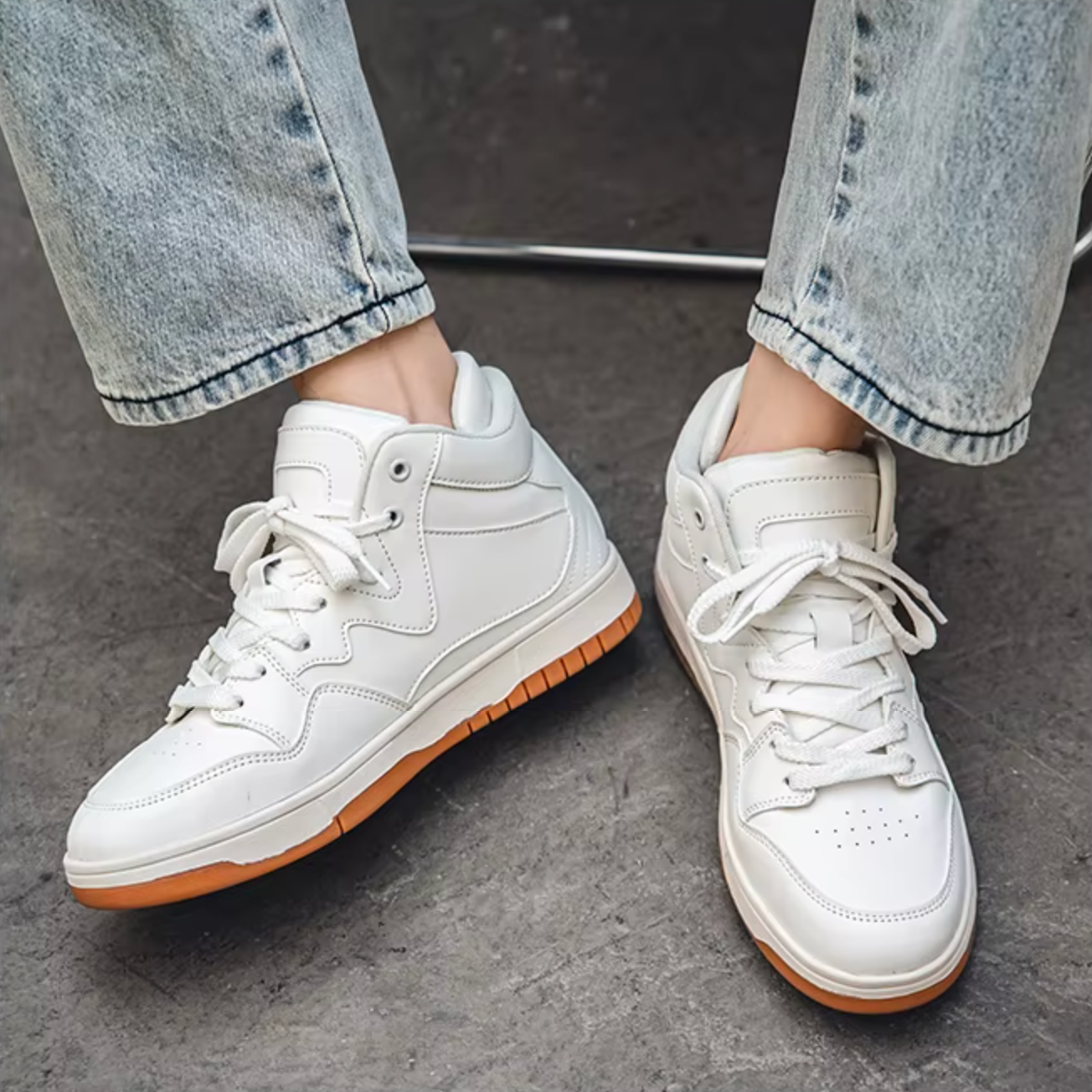 Mens Classic Retro Style Street Wear Basketball Shoe Casual Sneakers
