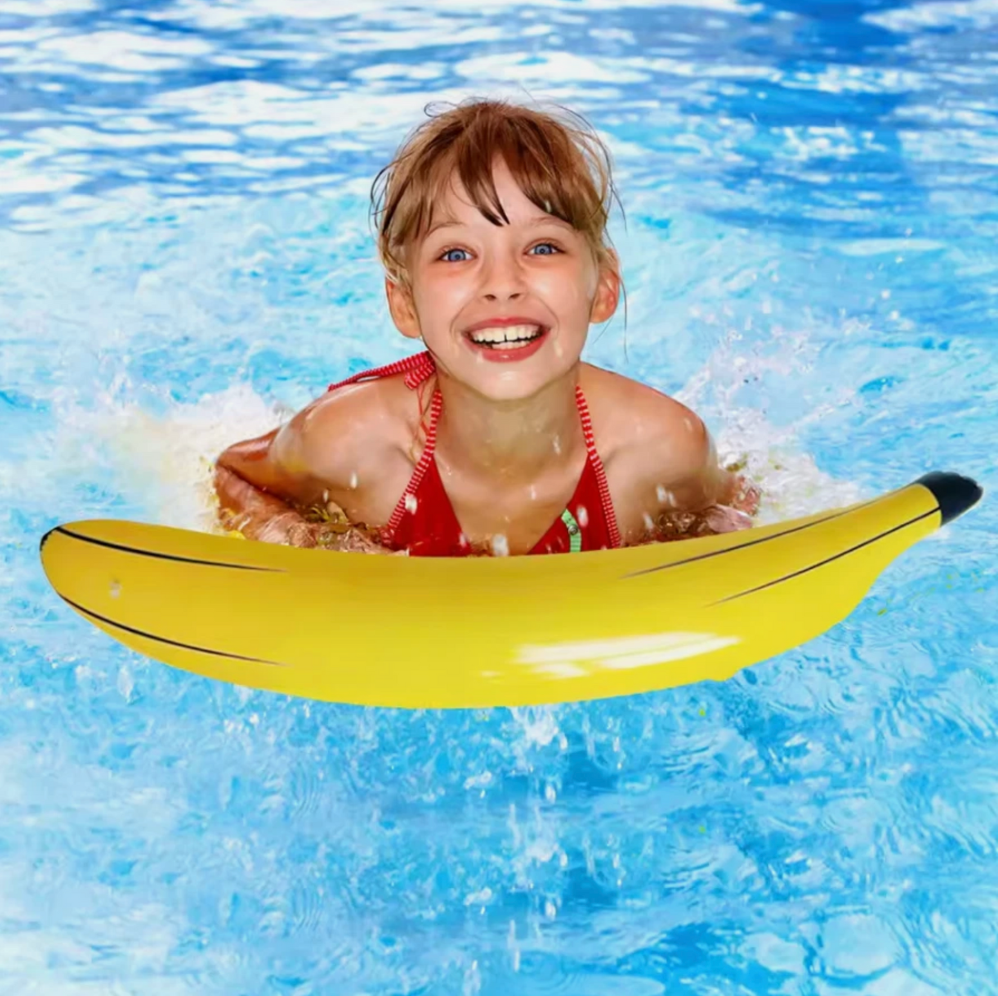 Inflatable 6 Ft Banana Float Pool Party Noodle Blow Up Floating Water Toys