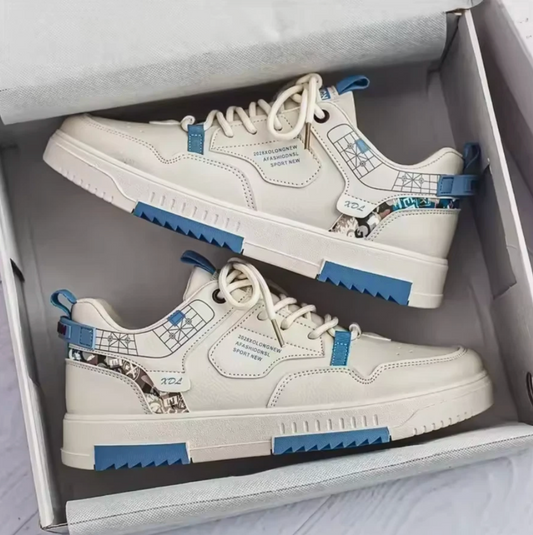2025 New Mens Sneakers Beige Or Blue Luxury Style Casual Basketball Shoes
