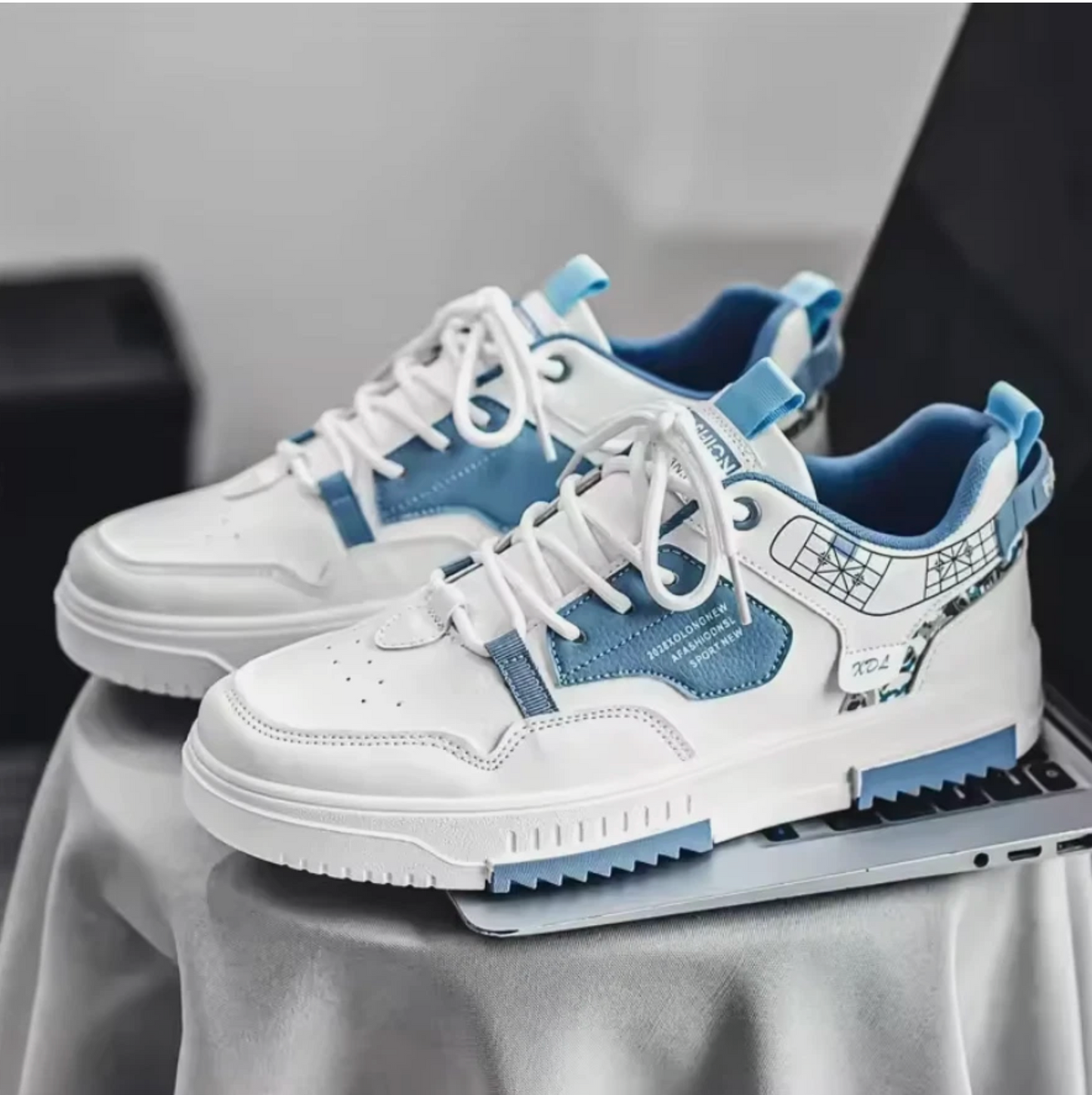 2025 New Mens Sneakers Beige Or Blue Luxury Style Casual Basketball Shoes