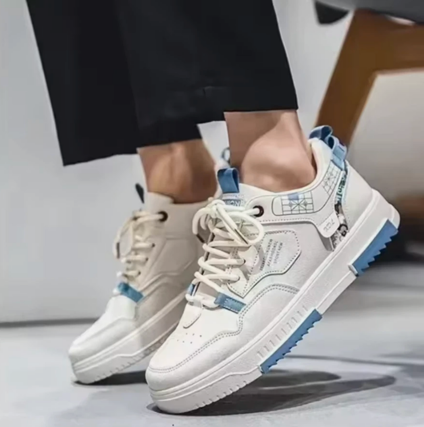 2025 New Mens Sneakers Beige Or Blue Luxury Style Casual Basketball Shoes