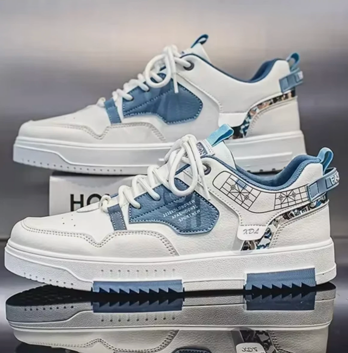 2025 New Mens Sneakers Beige Or Blue Luxury Style Casual Basketball Shoes