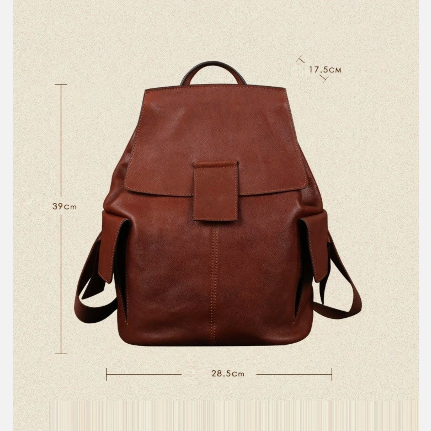 Brand New Retro National Style Genuine Leather Bag