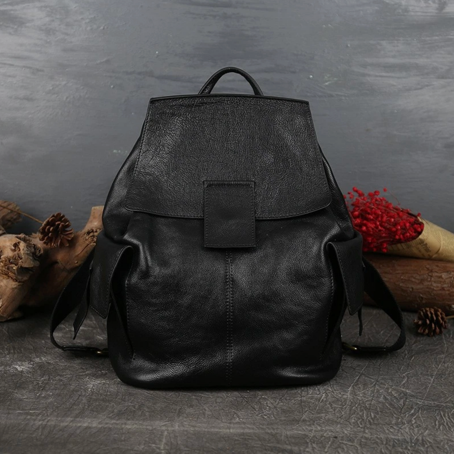 Brand New Retro National Style Genuine Leather Bag