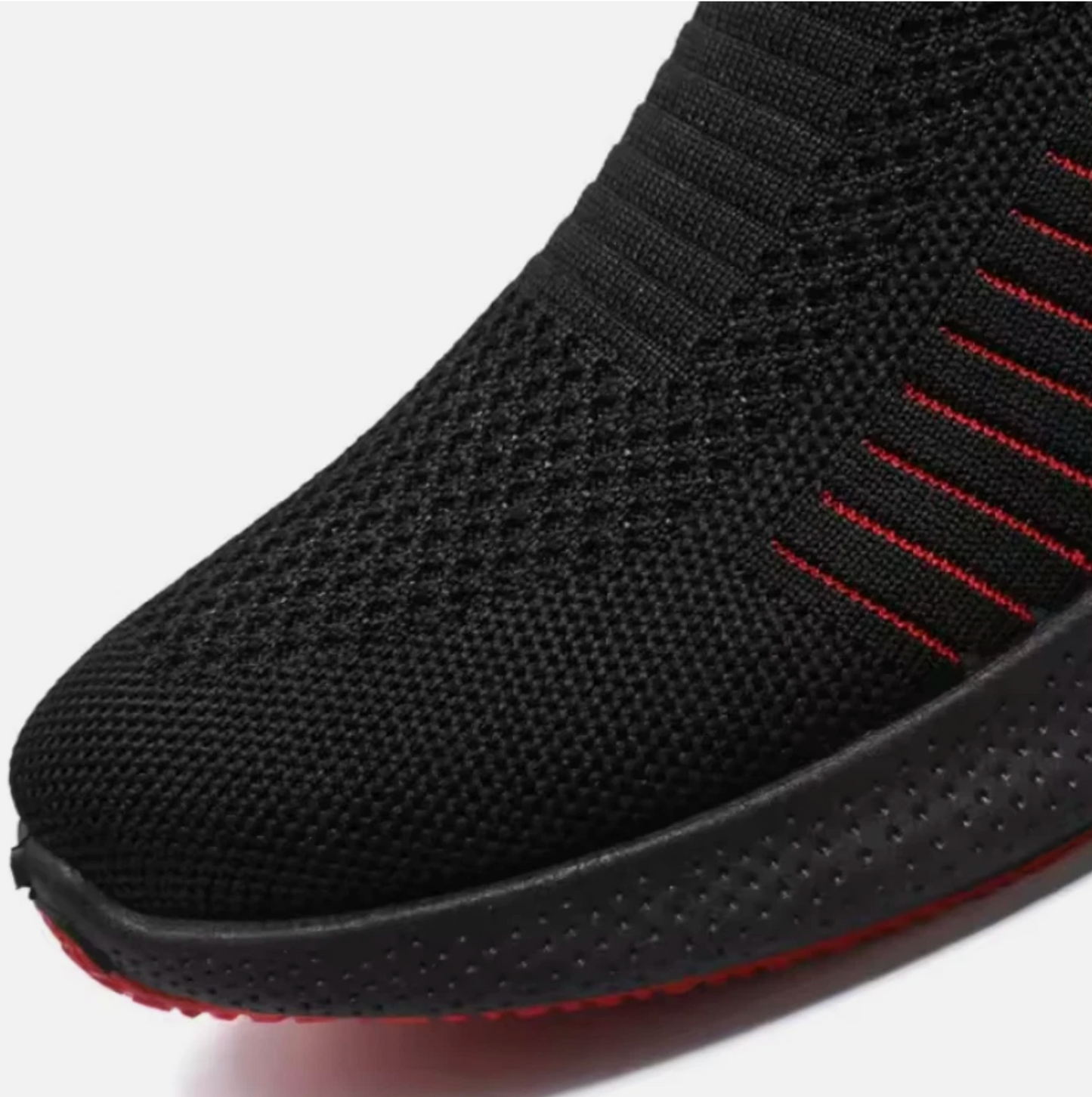 Men Or Woman’s Mesh Fabric Slip On Running Tennis Shoes No Laces Needed