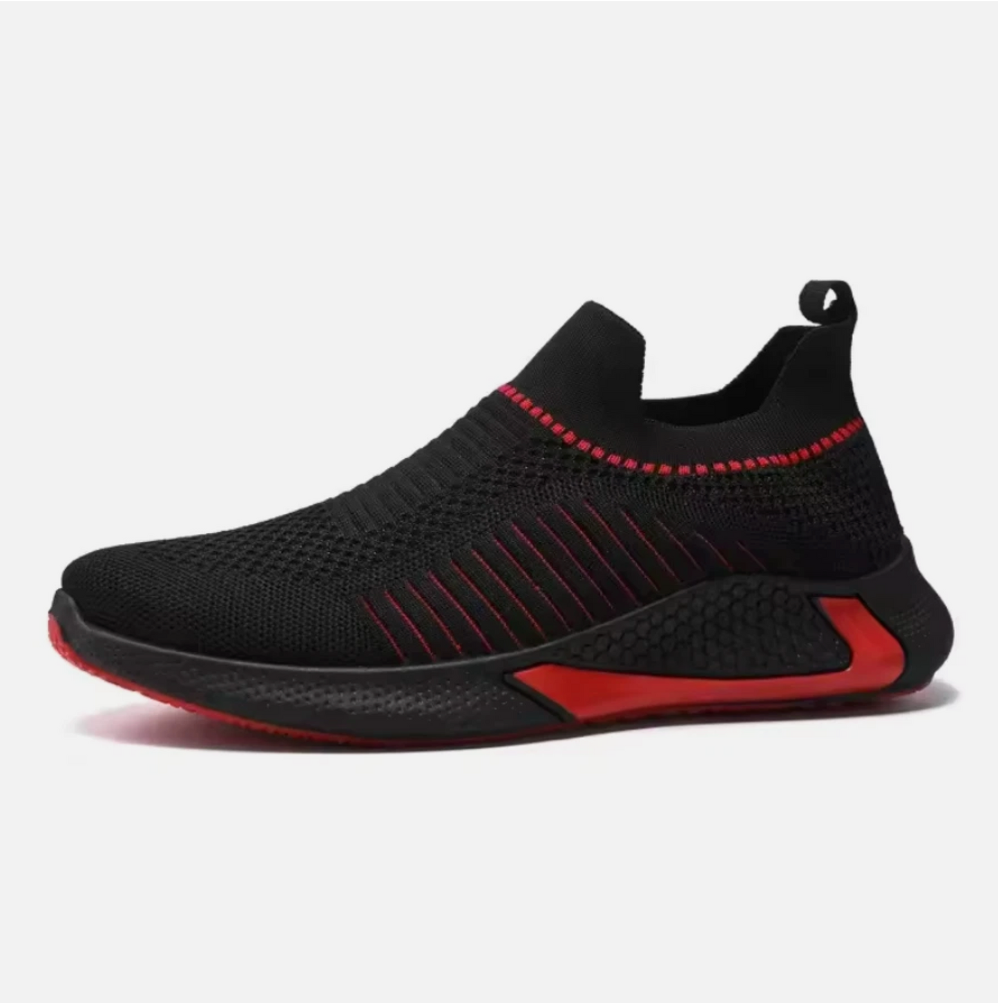 Men Or Woman’s Mesh Fabric Slip On Running Tennis Shoes No Laces Needed