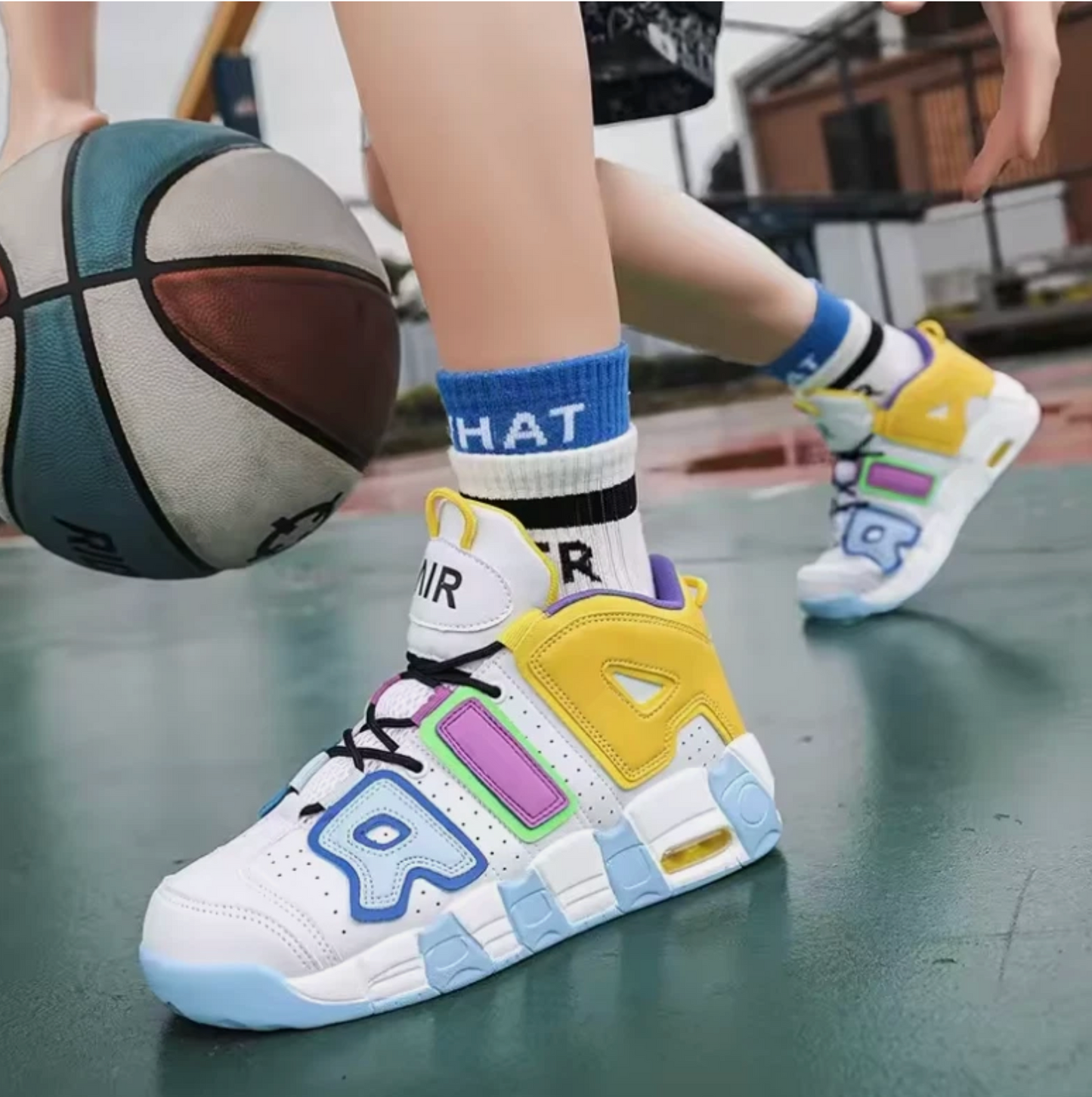 Men Or Women's Basketball Tennis High Top European Style Sneakers