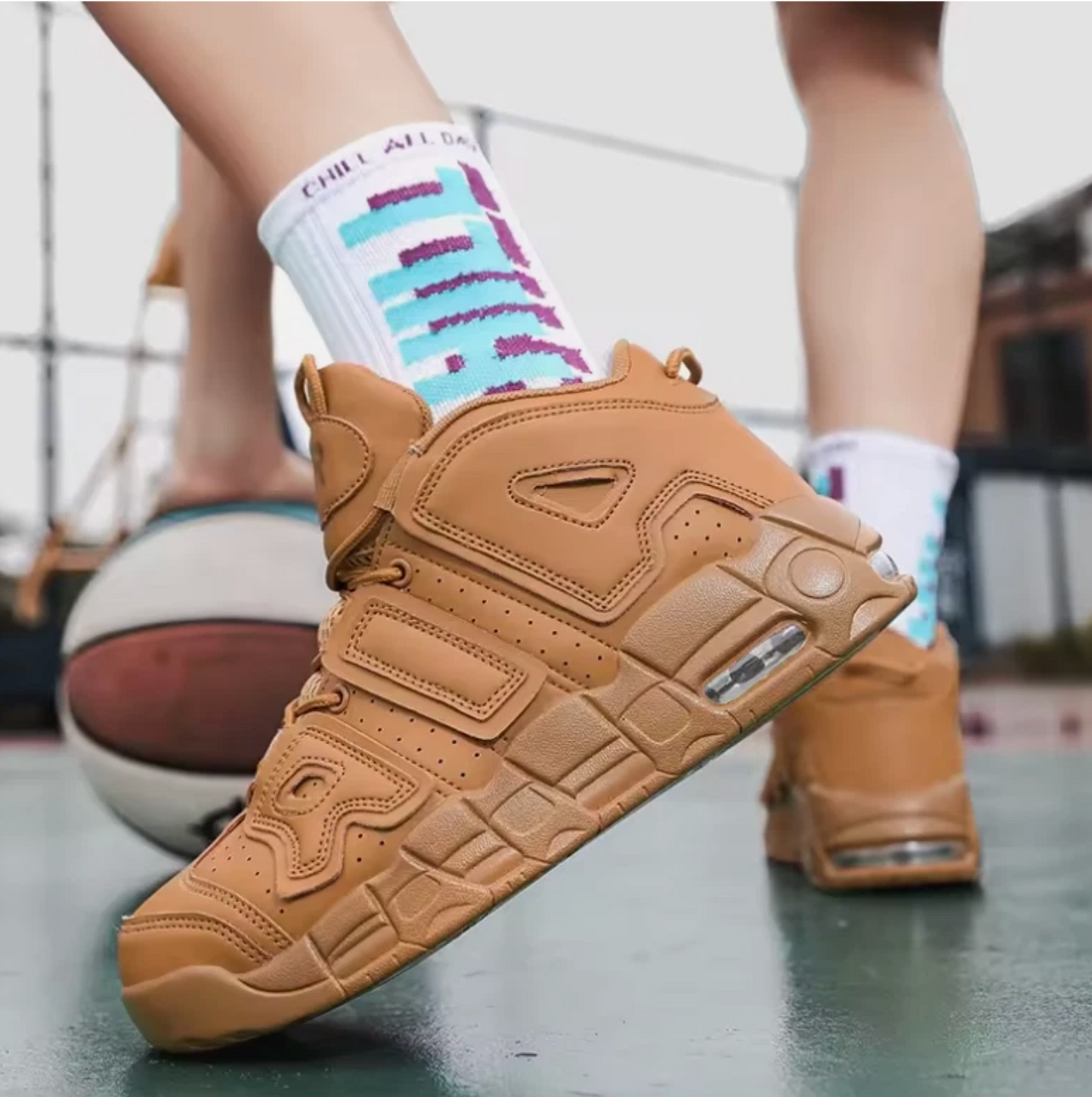 Men Or Women's Basketball Tennis High Top European Style Sneakers