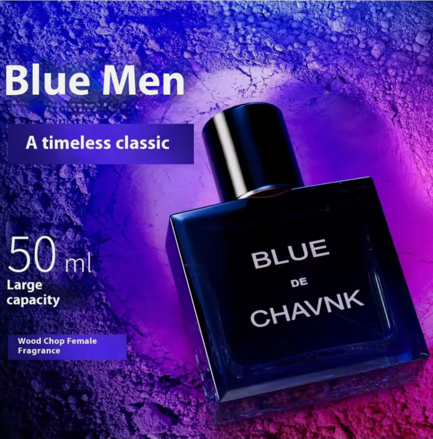 BLUE de CHAVNK Fragrance by Jean Miss 3.4oz (100ml) Eau De Parfum Mens
