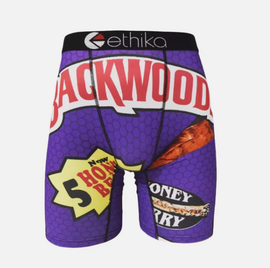 Ethika Mens Backwood, Flaming Cheeto Boxer Briefs 1 Pack