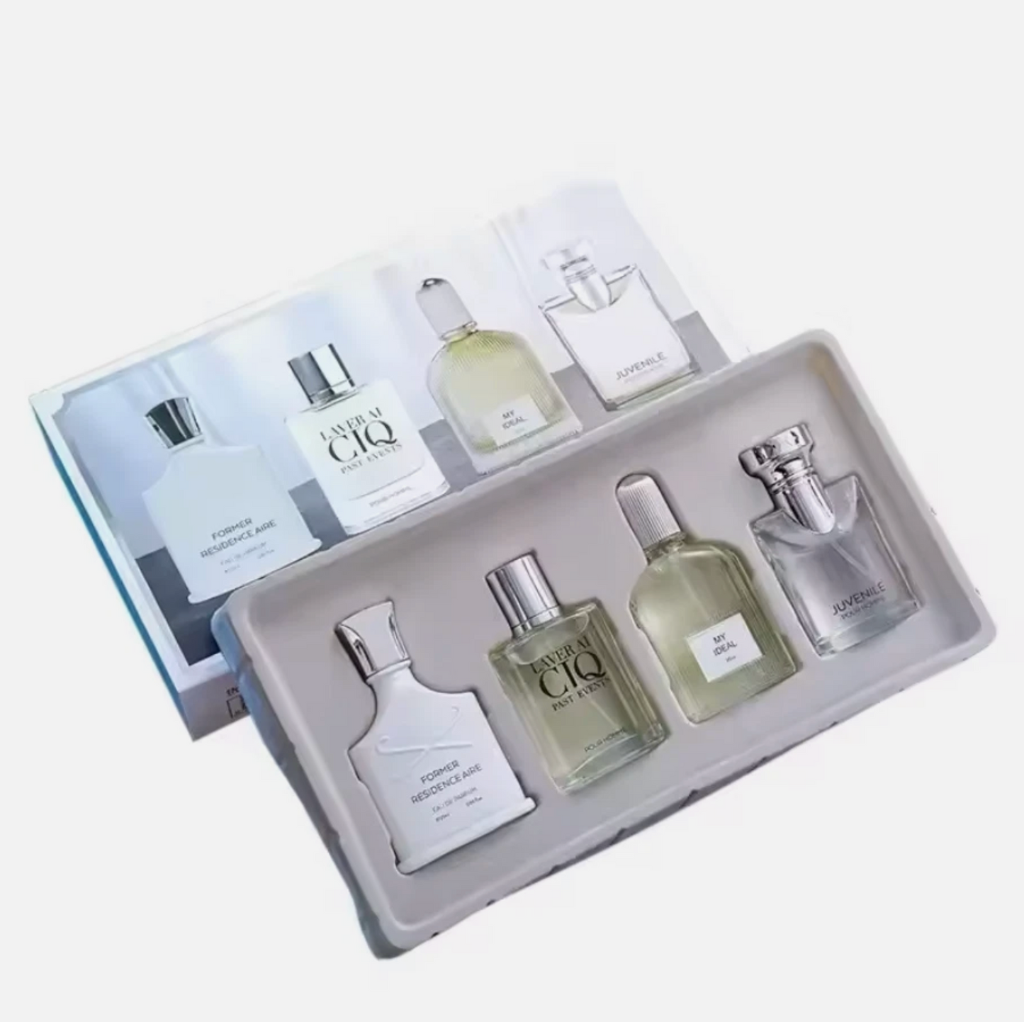 4 Pack 100ml Mens Cologne Deluxe De Parfum Silver Breeze Earth Fragrance