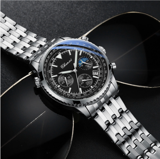 Men's Table Quartz Watch Luminous Waterproof Premium Crafted Fashion