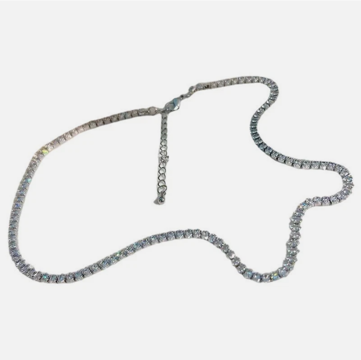 Men or Woman's Luxury Geometric Rhinestone Gem Necklace