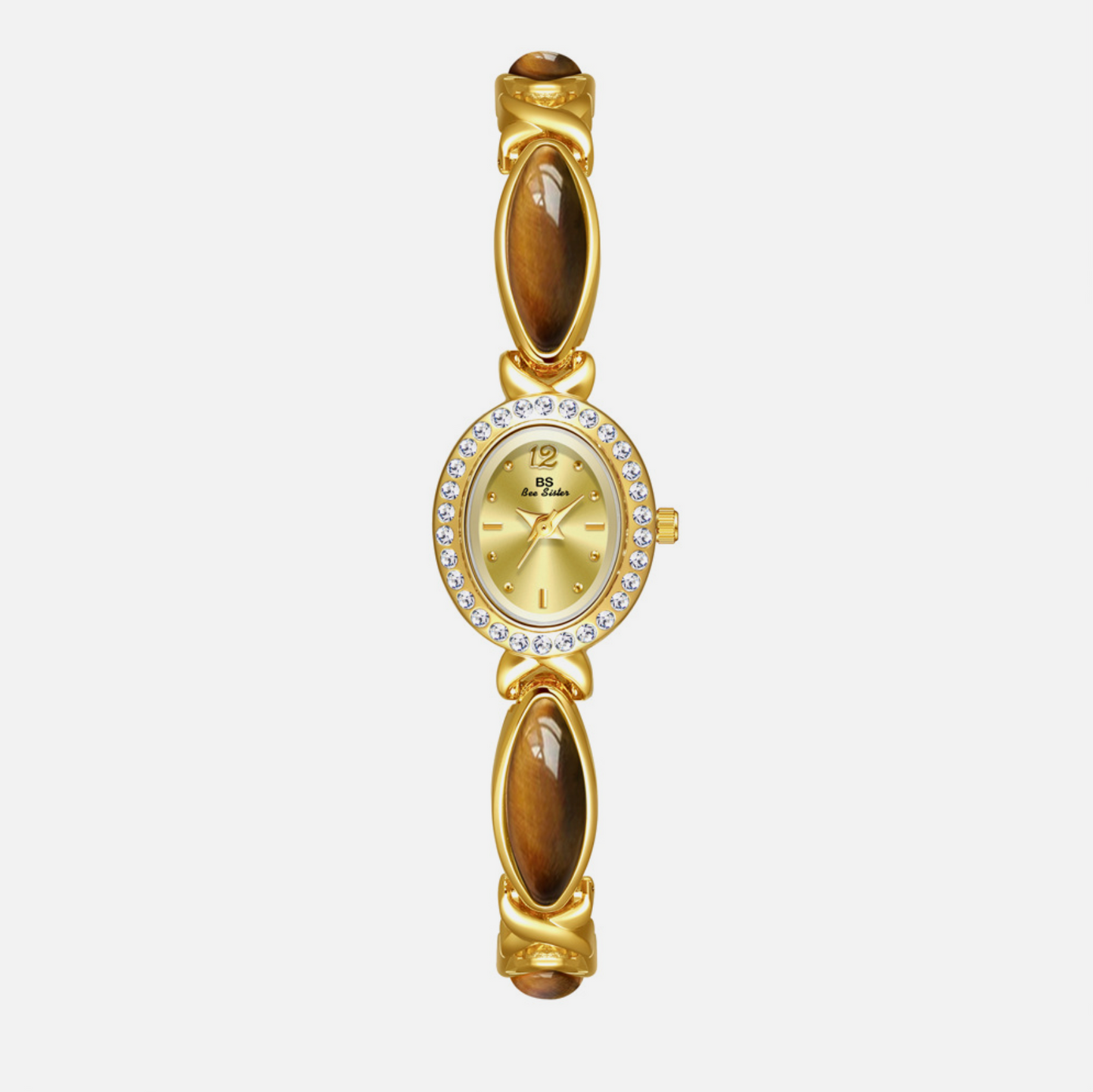 Womans Dongling Stone Hetian Jade Chain Watch