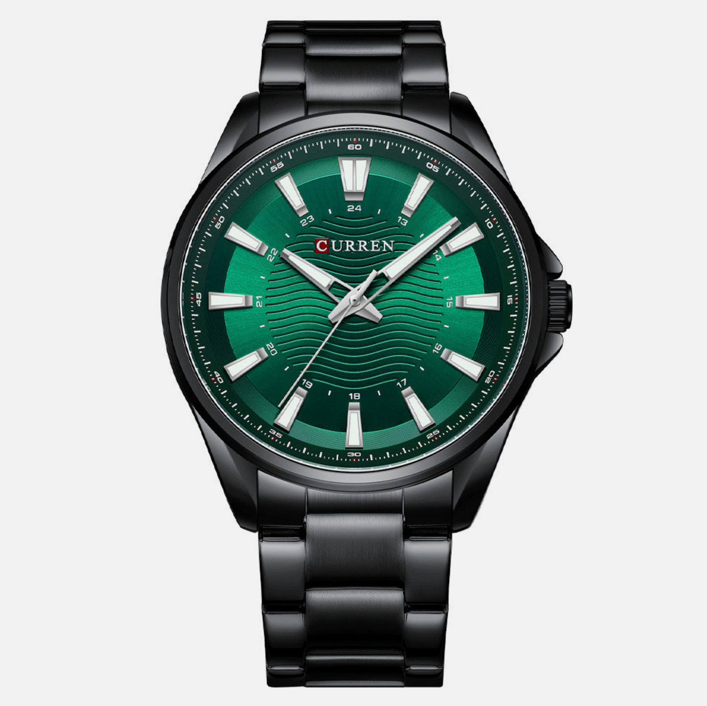 Mens Waterproof Fashion Stainless Steel Steel Quartz Supreme Design High-End Watch