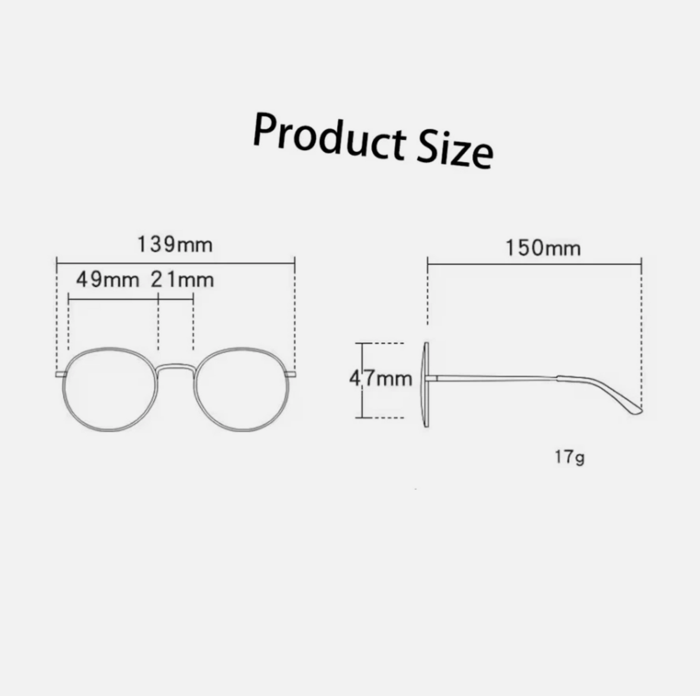 Men Or Woman's Ultra Shade Eye Tech Black Circle Sun Glasses