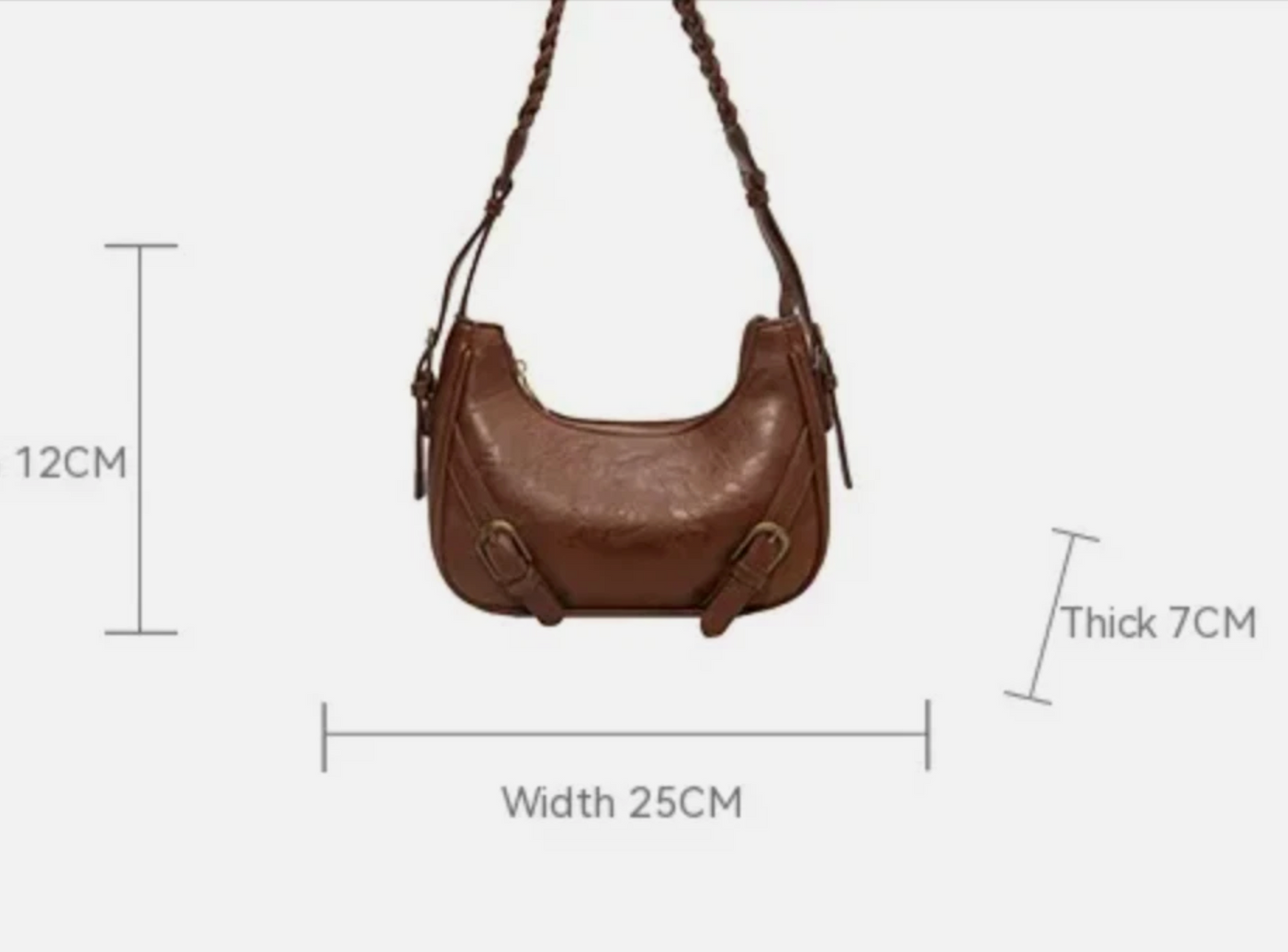 Genuine Leather Woman's Fashion Travel Shoulder Strap Hand Bag