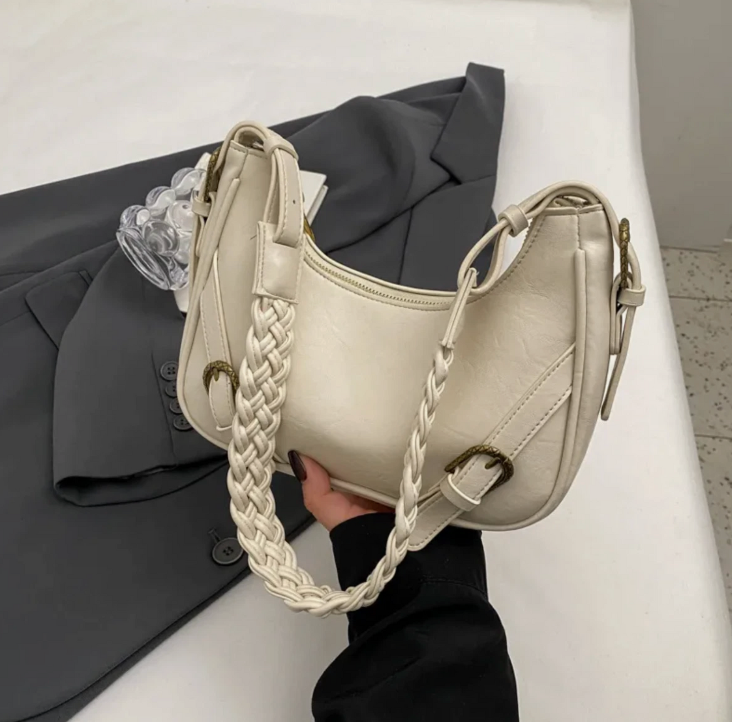 Genuine Leather Woman's Fashion Travel Shoulder Strap Hand Bag