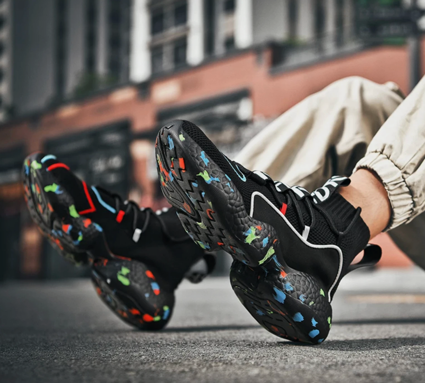 Men or Woman's Sneakers Fashion Running Shoes Breathable Vulcanize Tennis Shoes