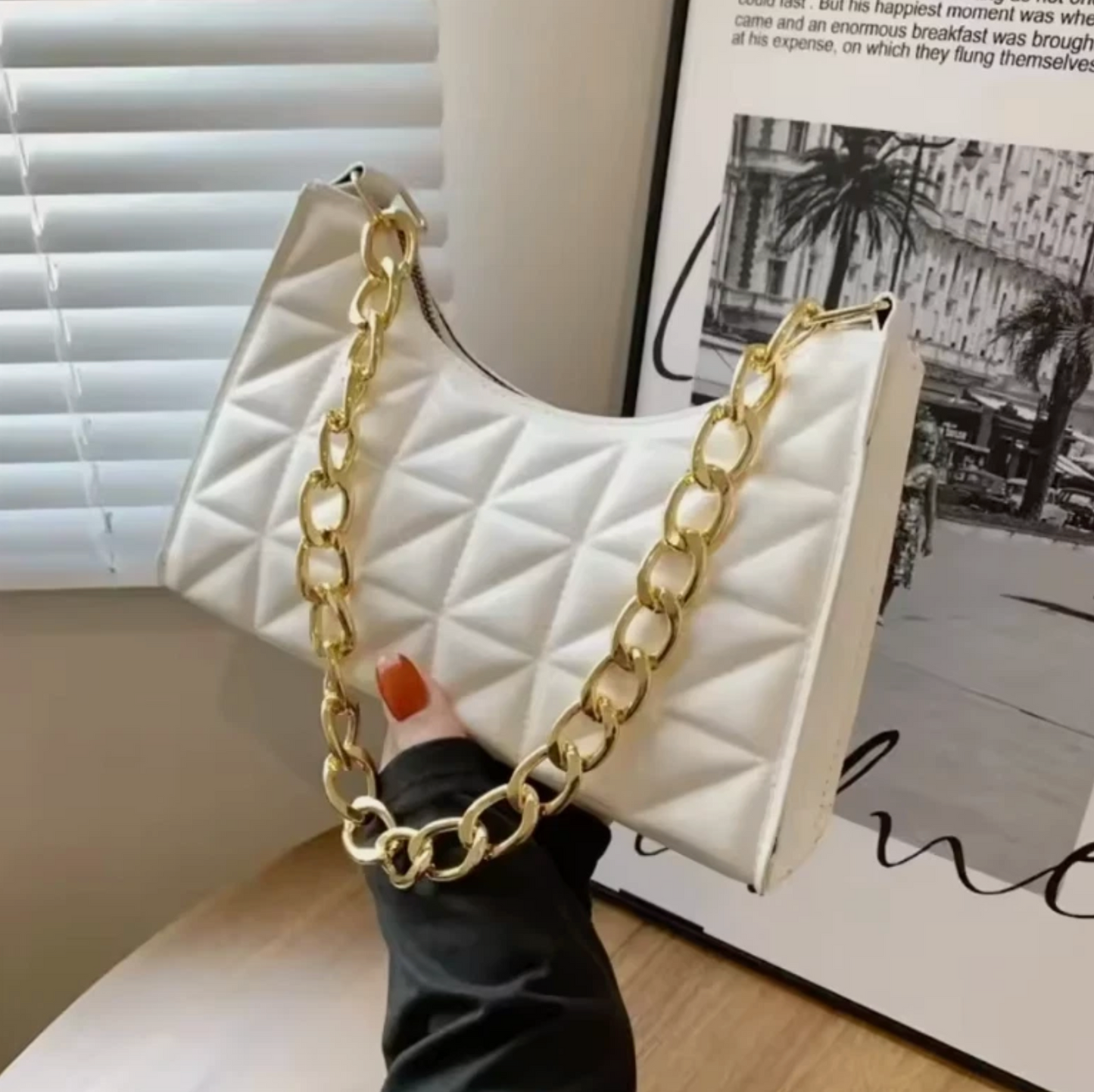 Woman's Luxury Chain Strap Shoulder Handbag