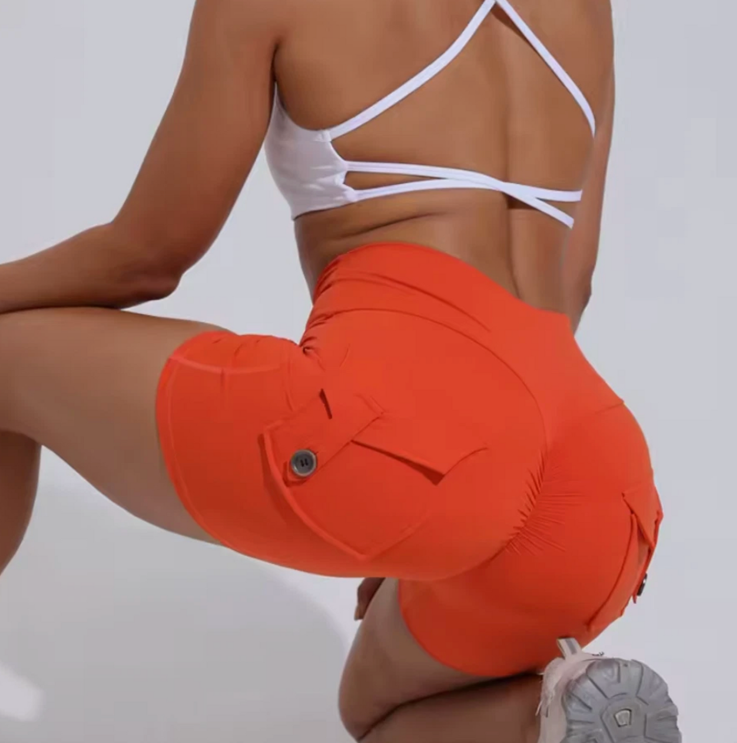 Women s Yoga Shorts High Waist Push Up Leggings With Pocket & Butt Lifting