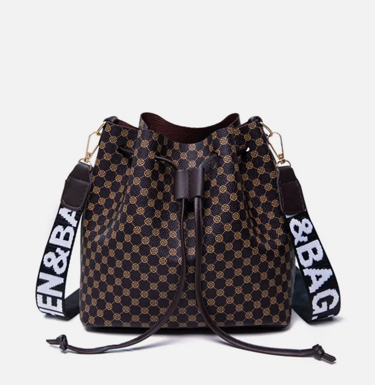 Womens Shoulder Strap Bucket Style Fashion Bag
