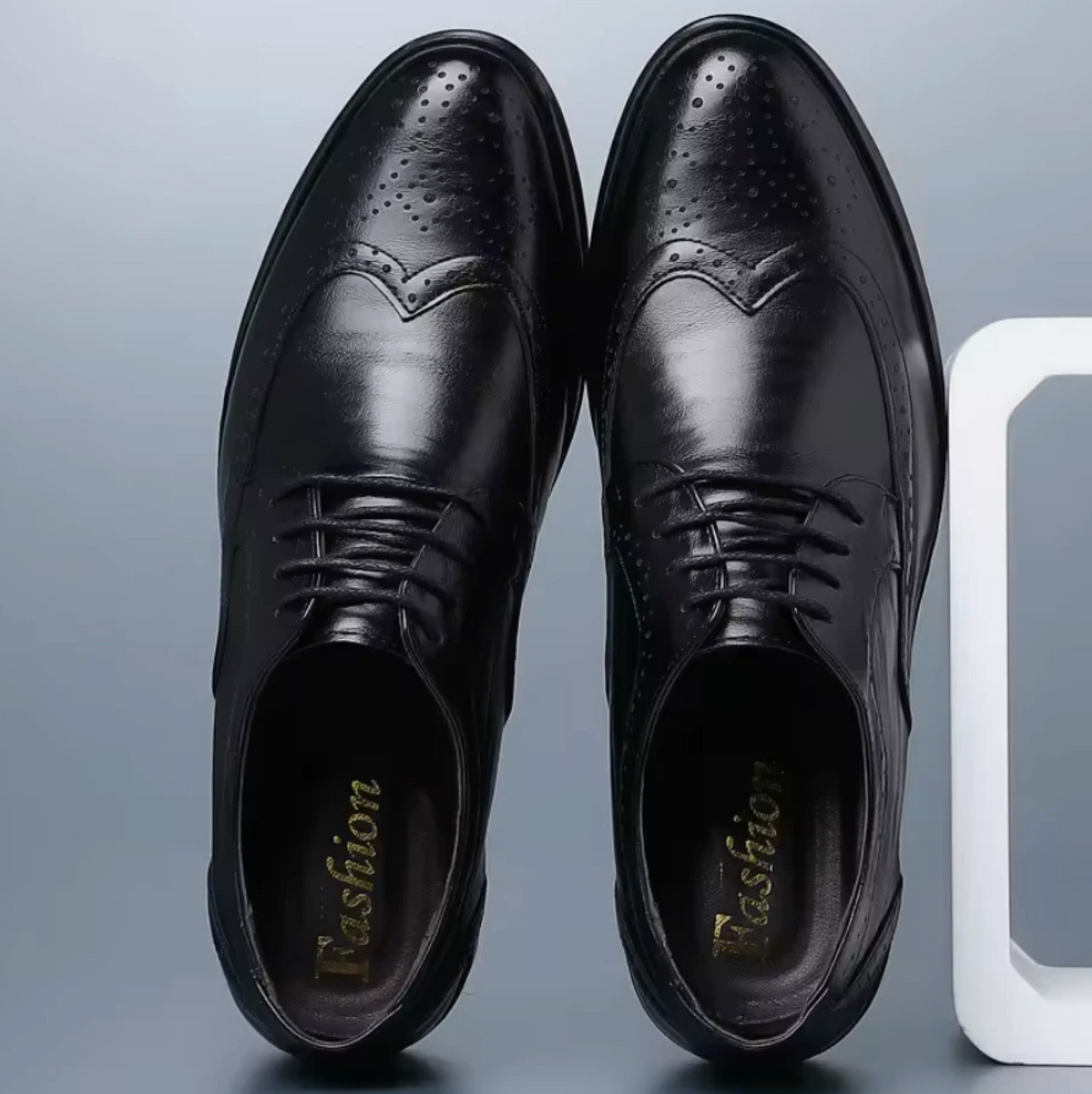 Mens Leather Dress Shoes Pointed Toe Classy Fashion Shoes