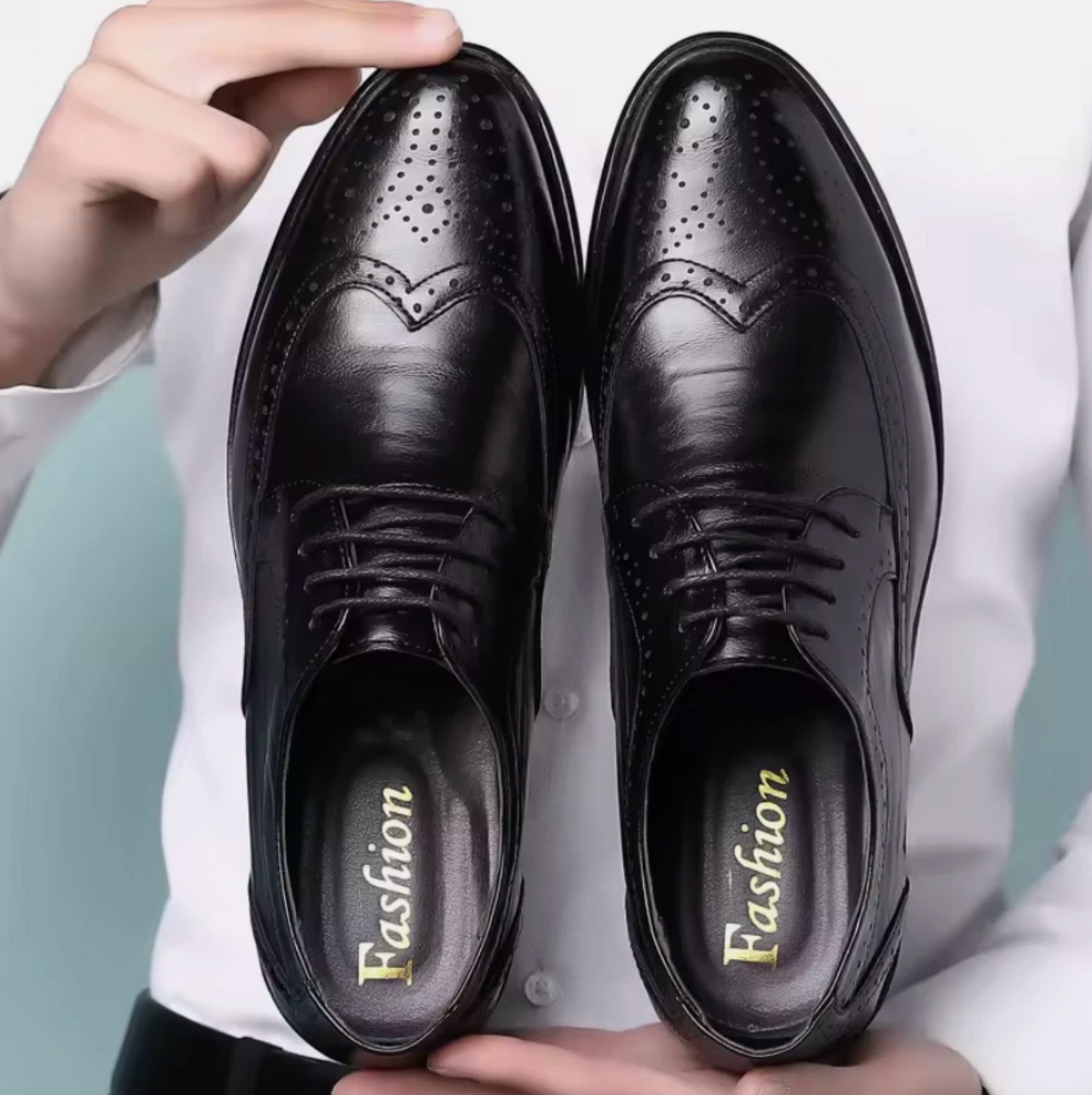 Mens Leather Dress Shoes Pointed Toe Classy Fashion Shoes