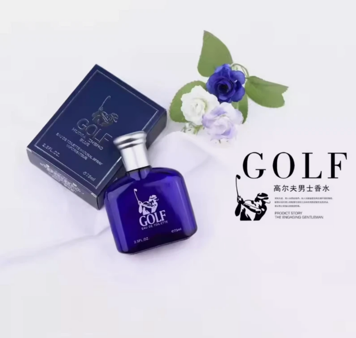 75ml Mens Premium Design Blue Golf Fresh Masculine cologne