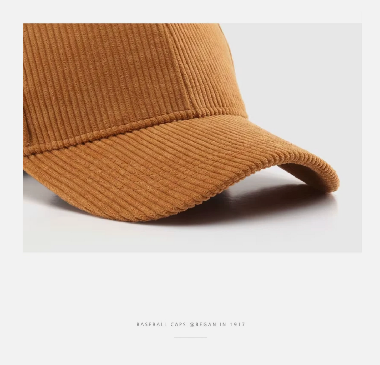 Mens Corduroy Adjustable Size Fit Baseball Caps Multi Colors