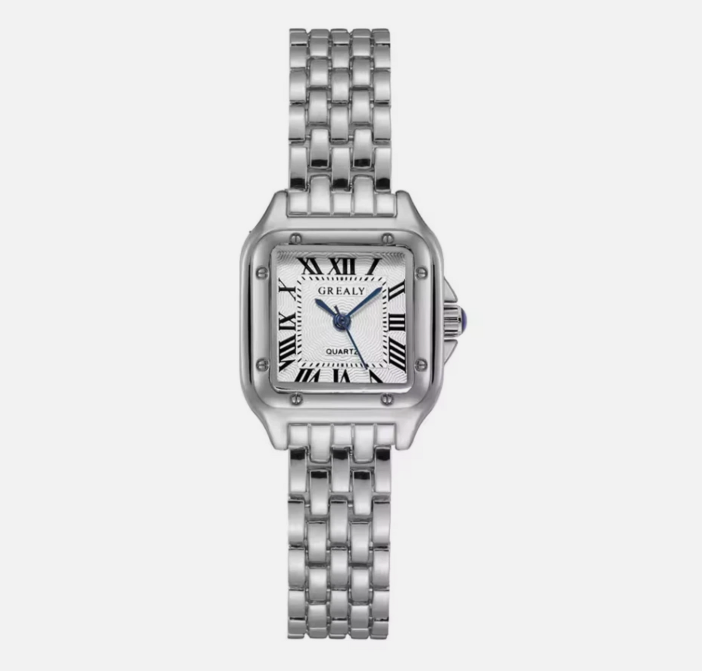 18cm Band GREALY Women's Or Mens Stainless Steel Gold & Silver Quartz Watch