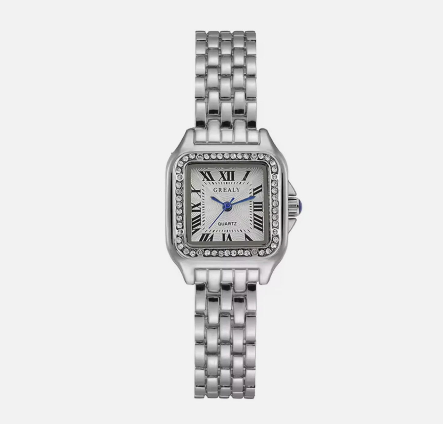 18cm Band GREALY Women's Or Mens Stainless Steel Gold & Silver Quartz Watch
