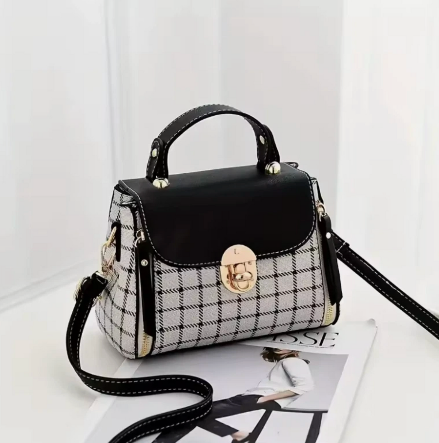 Womens Style Top Handle Shoulder Strap Day Carry Travel Bag