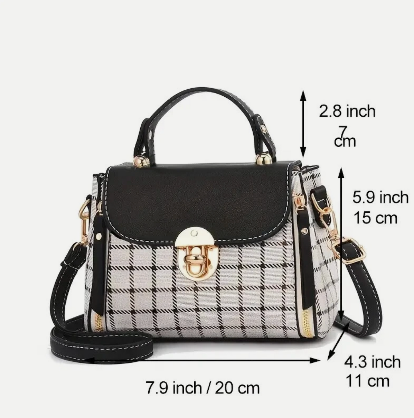 Womens Style Top Handle Shoulder Strap Day Carry Travel Bag